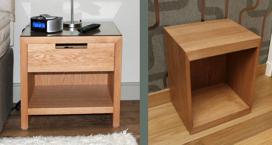 Simple and elegant bedside tables